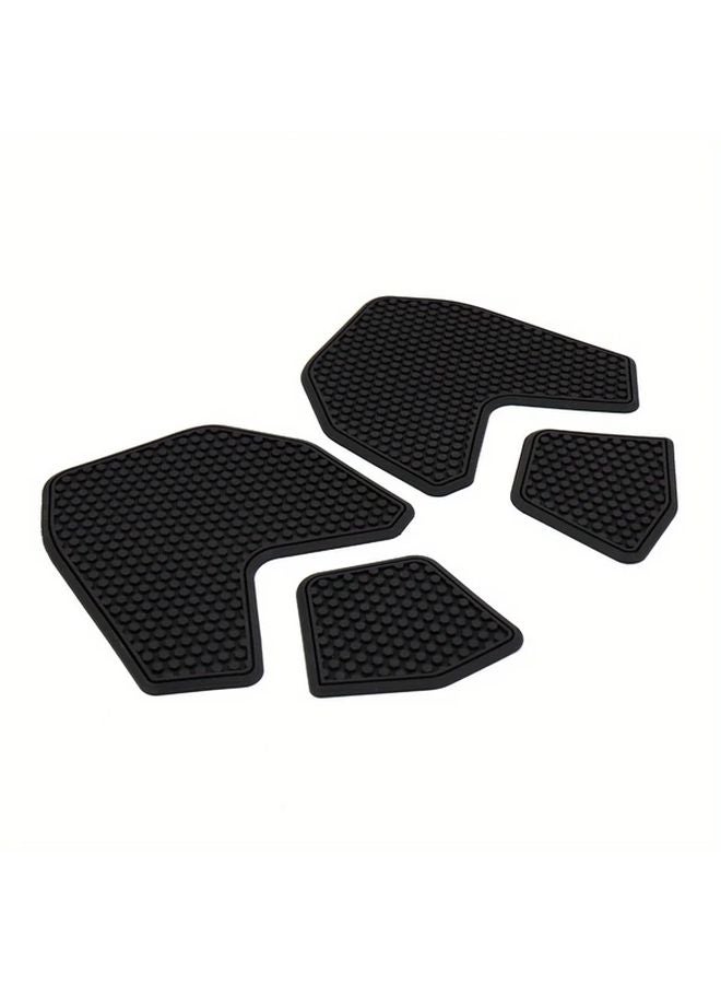 ملصقات خزان مطاطية سوداء لـ Yamaha MT09 FZ09 2013-2020 ألواح زيت مهواة - Image 4